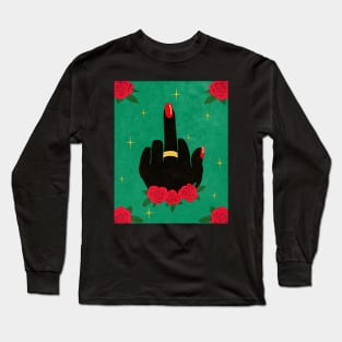 Middle Finger Long Sleeve T-Shirt